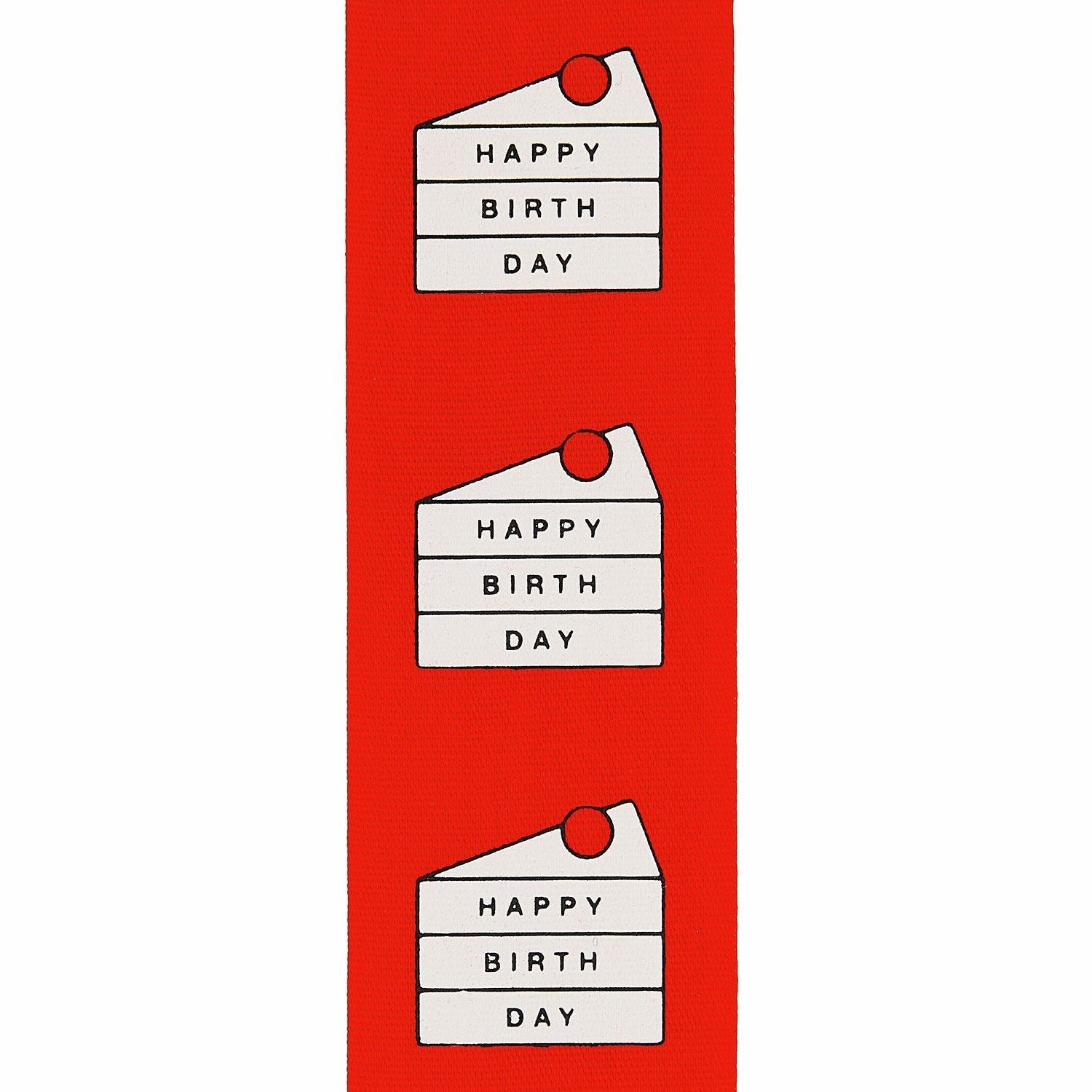 Birthday cake ribbon from the Pencil Me In stationery shop. 