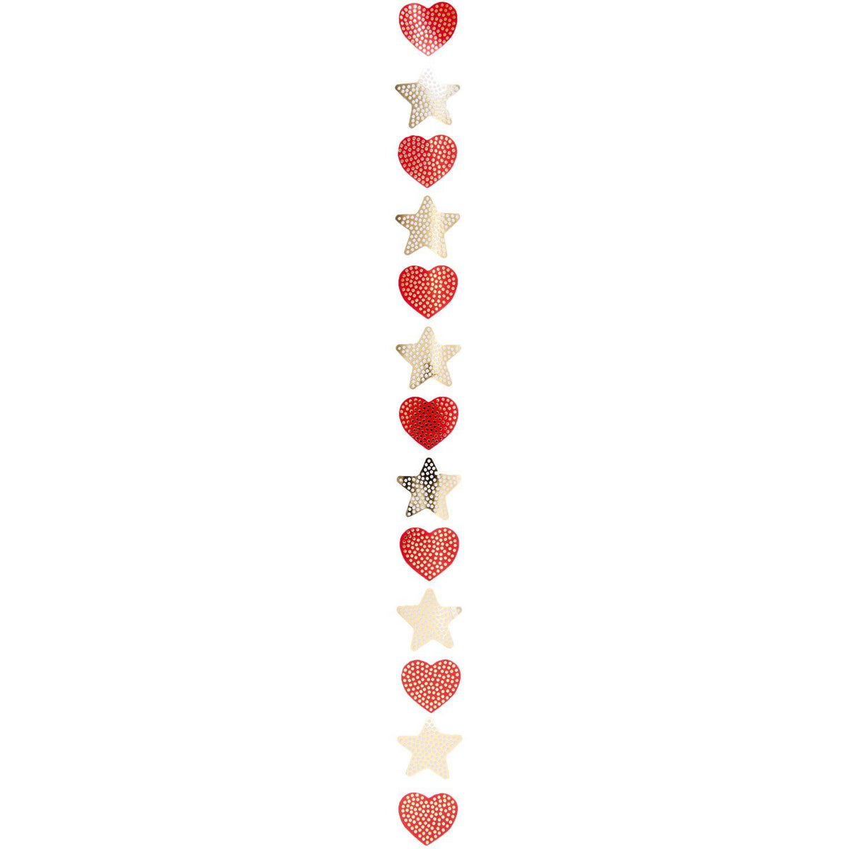 Stars and Hearts sticker roll