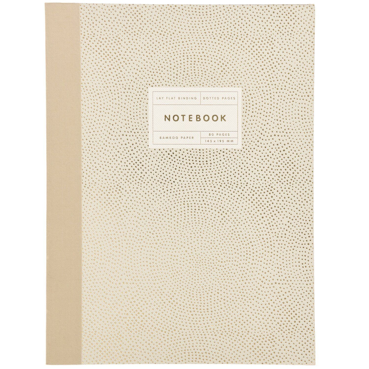 A5 Gold Spots grid dot notebook
