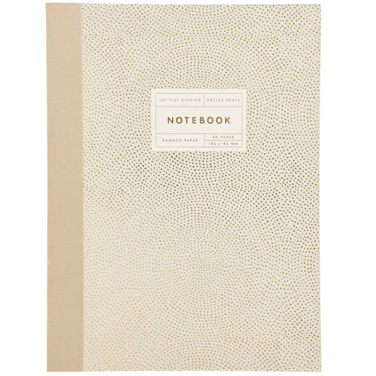A5 Gold Spots grid dot notebook