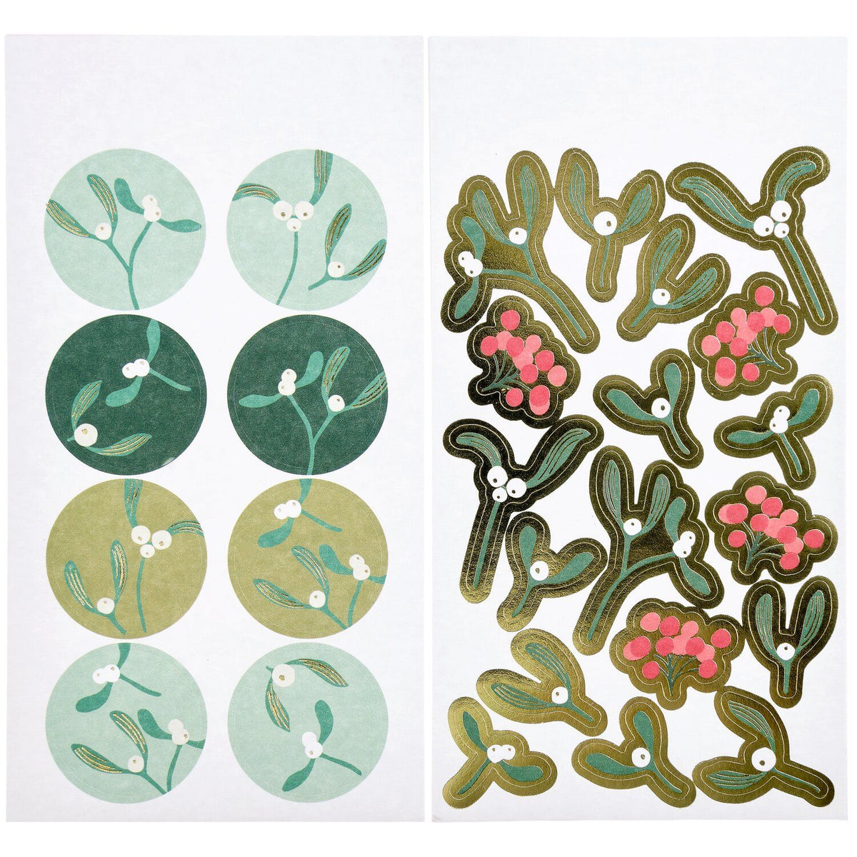 Mistletoe stickers