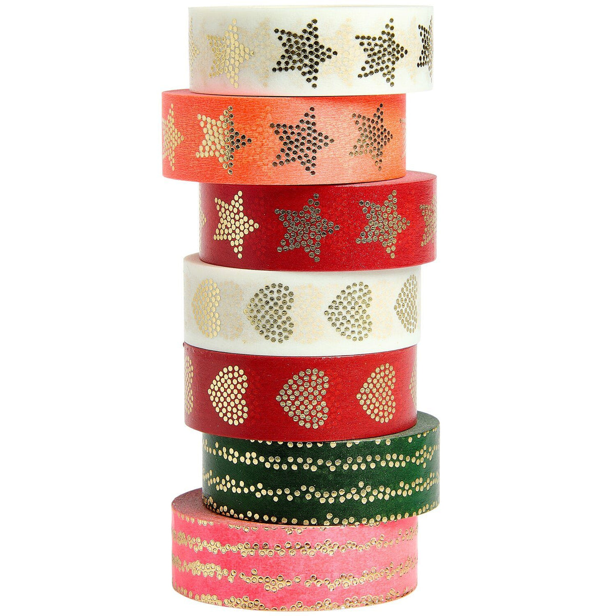 Gold Detailed Washi Tape - 7 designs