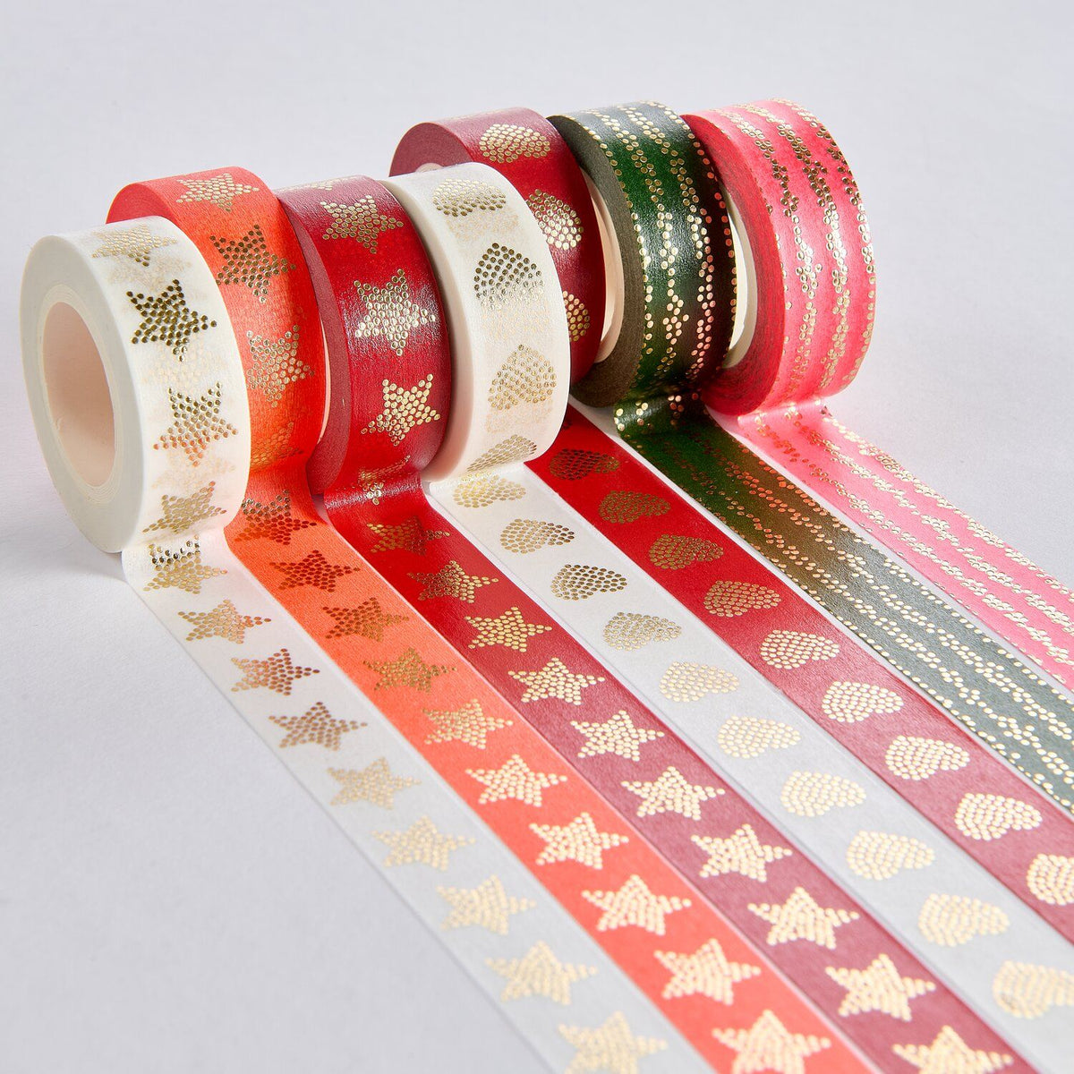 Gold Detailed Washi Tape - 7 designs