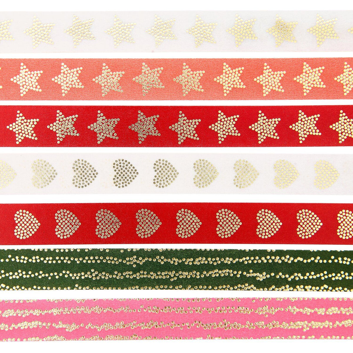 Gold Detailed Washi Tape - 7 designs