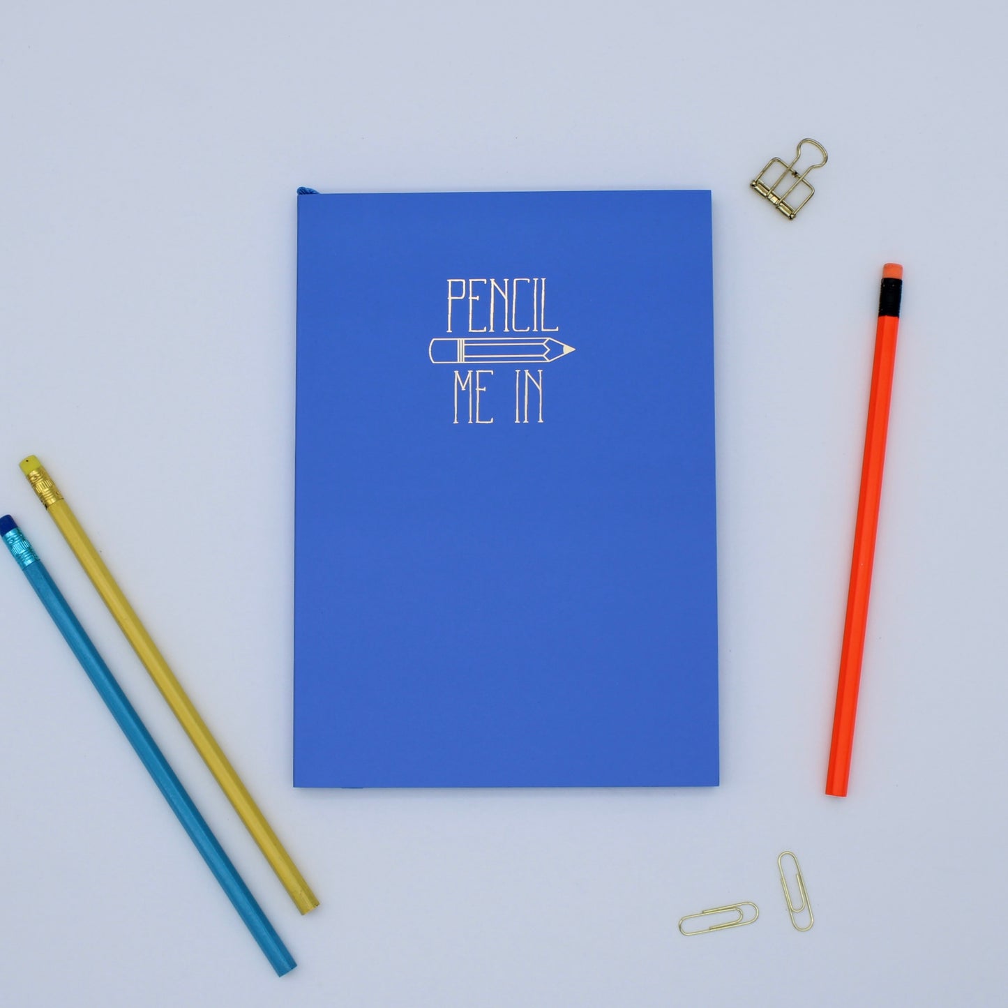 Pencil Me In A5 lined notebook - 2 colours