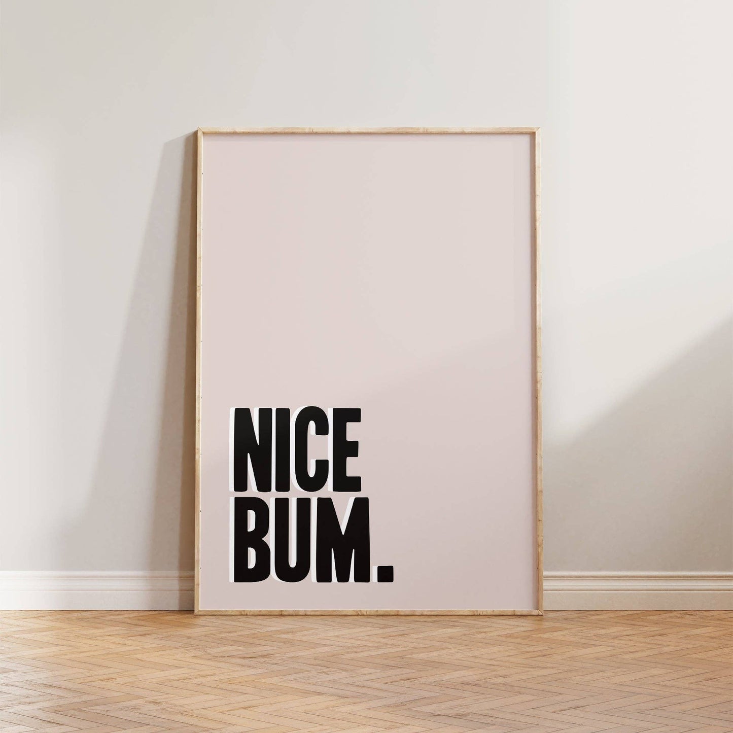 Nice Bum Print A4