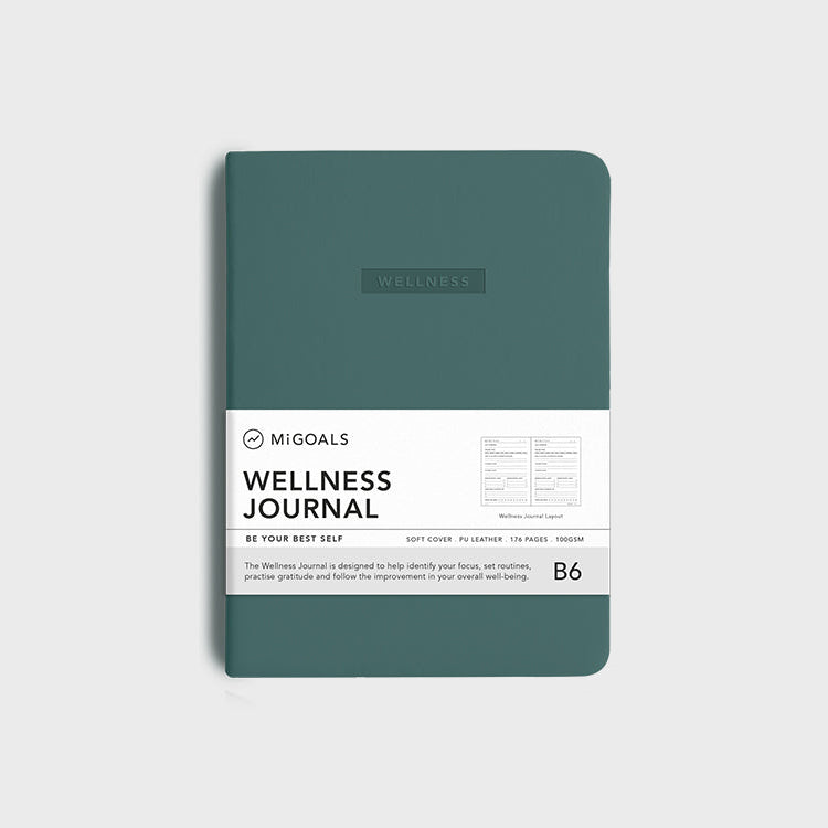 MiGoals | Wellness Journal B6 Teal