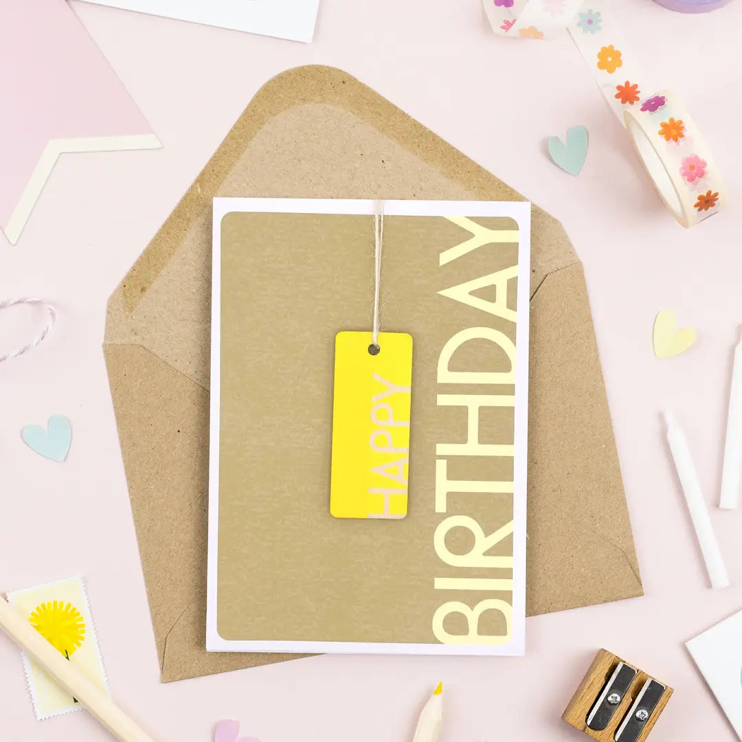 Happy Birthday Keepsake Card