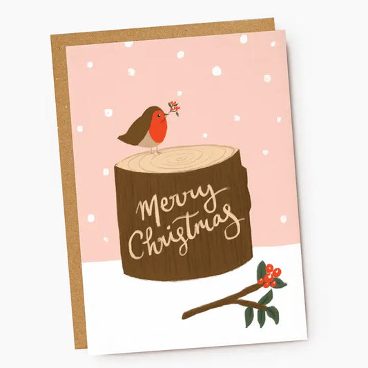 Festive Robin card