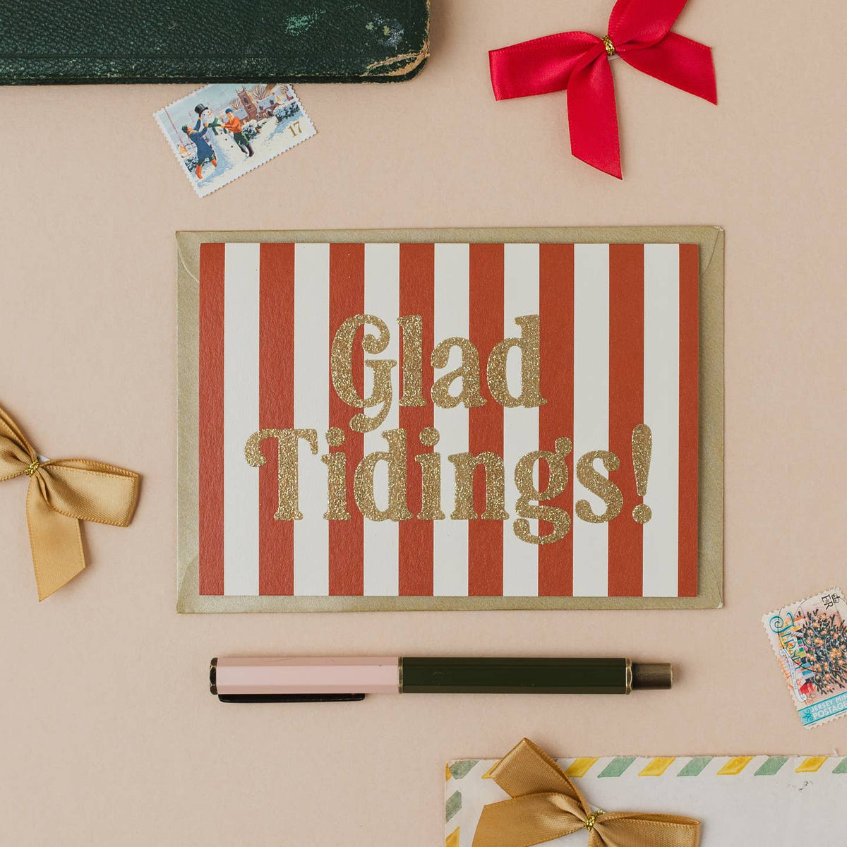 Glad Tidings! glitter card