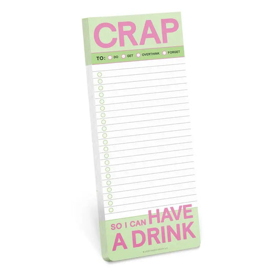 Crap to do List pad
