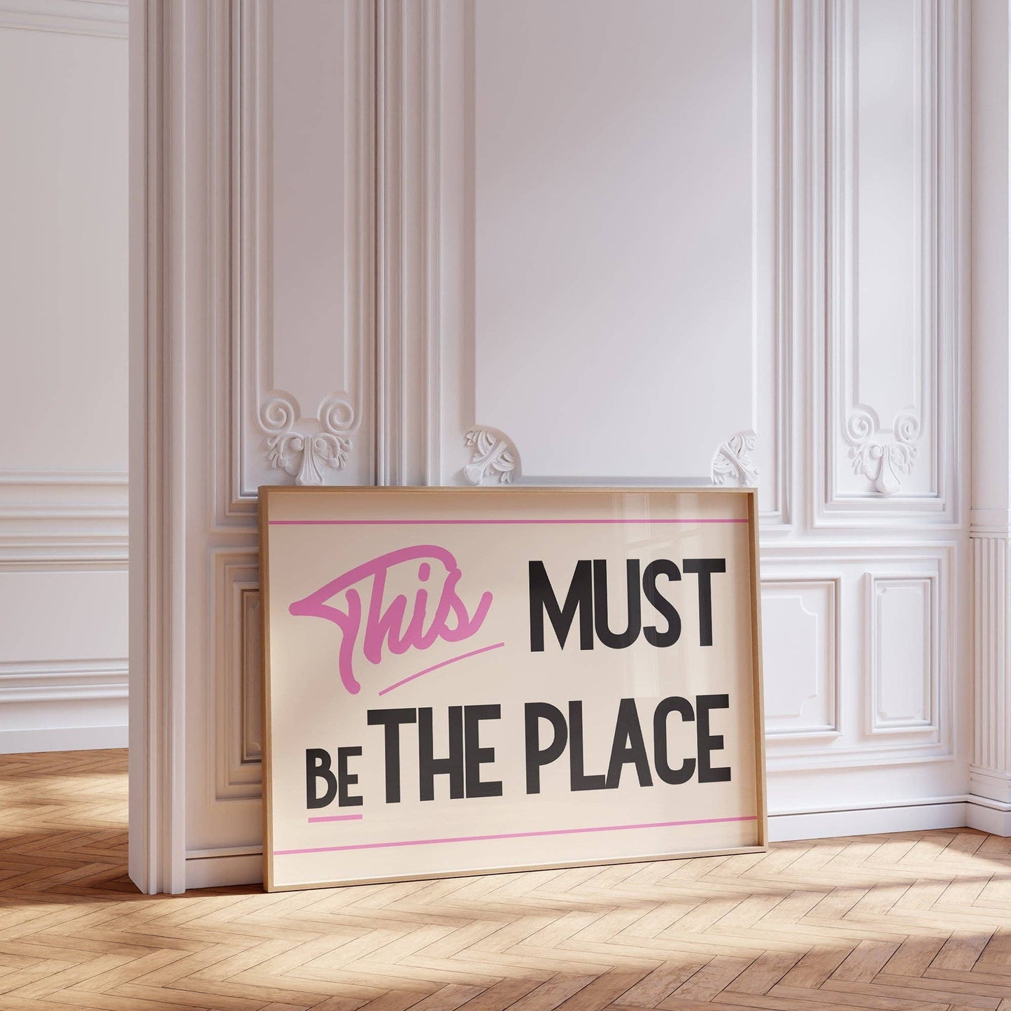 This Must Be The Place Retro Print A3