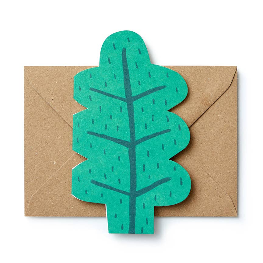 Leaf Cut-Out Card