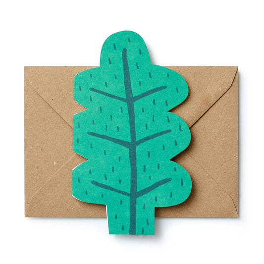 Leaf Cut-Out Card