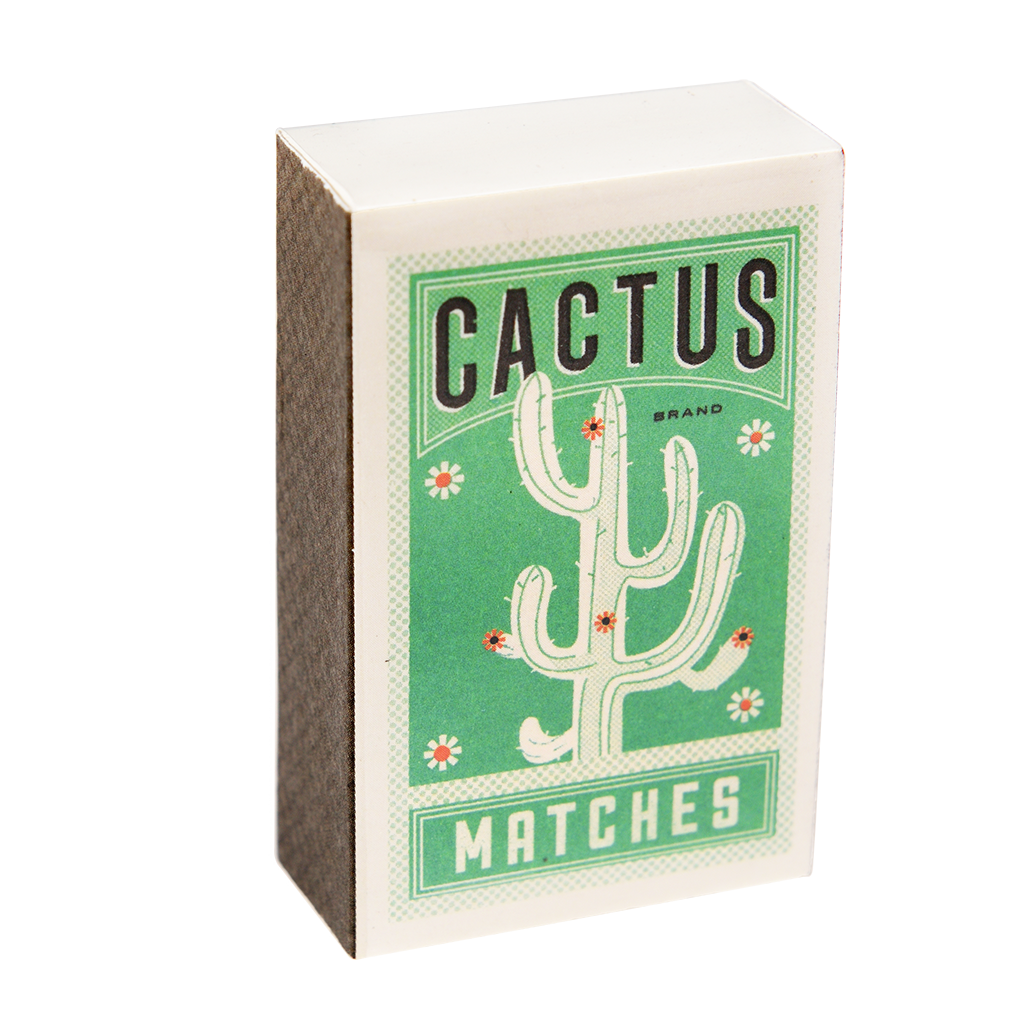 Matchbox notepad - Cactus