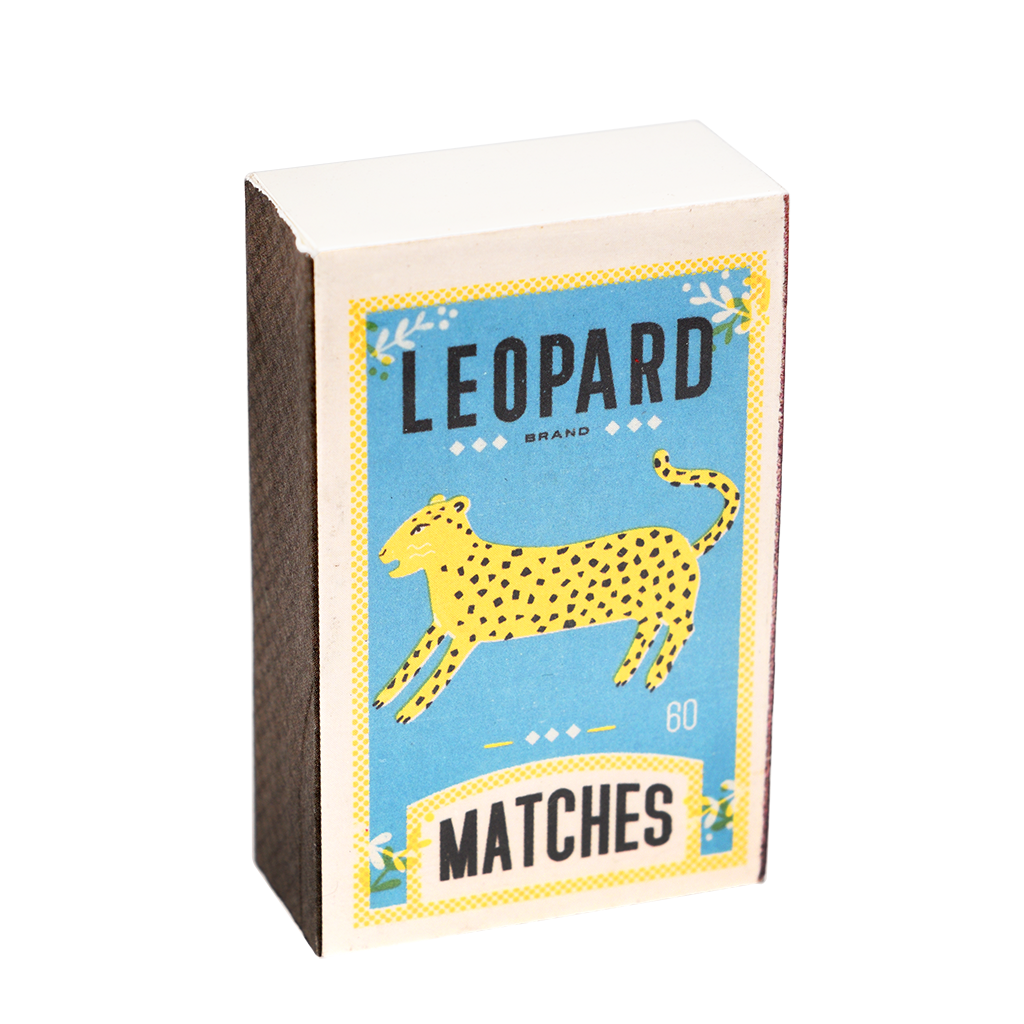 Matchbox notepad - Leopard