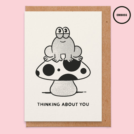 Toad Thinking Of You Card By Steve Gavan