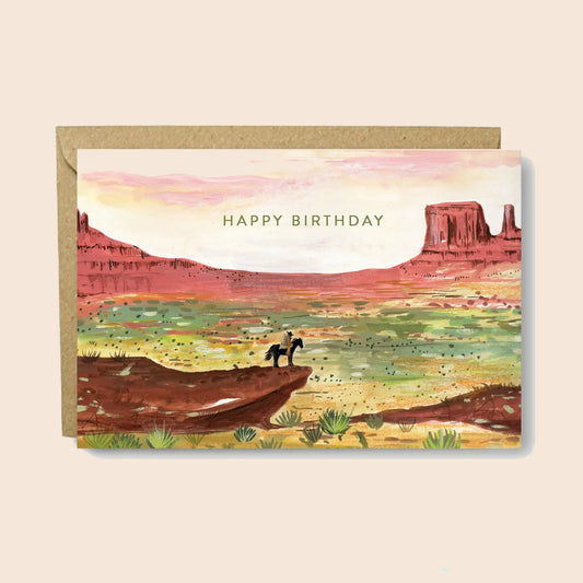 Happy Birthday Cowboy Card