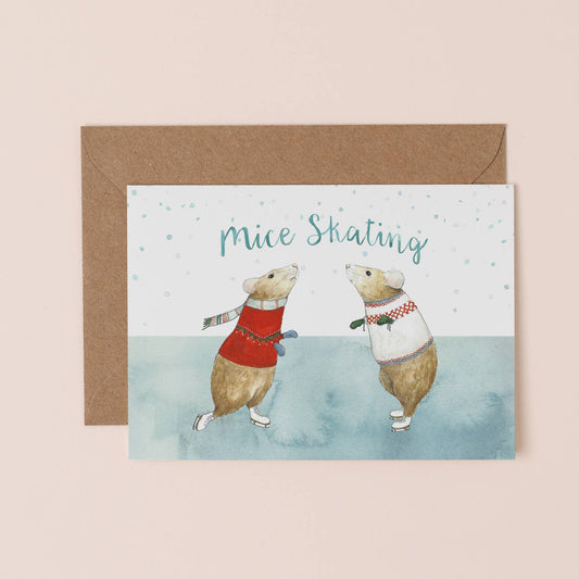 Mice Skating card