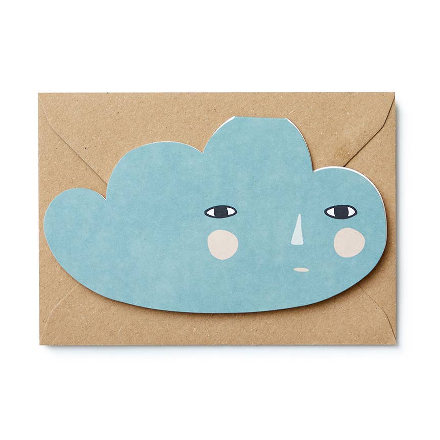 Cloud Cut-Out Card