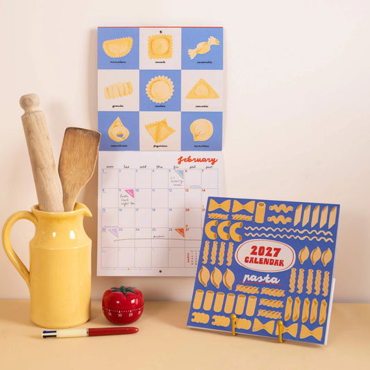 2027 Love of Pasta compact calendar