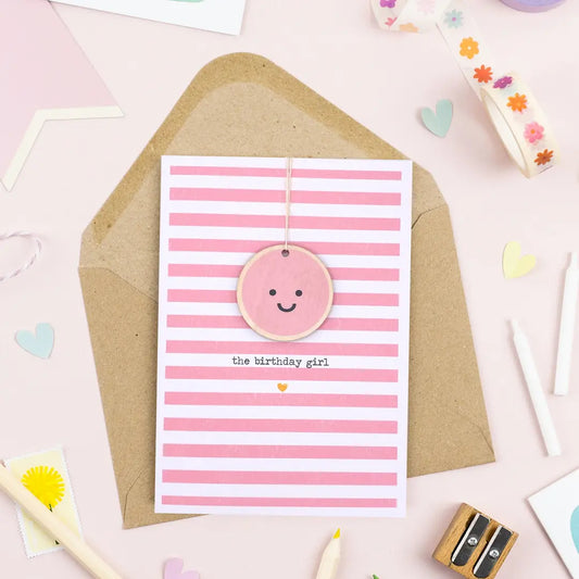 The Birthday Girl Small Keepsake Card