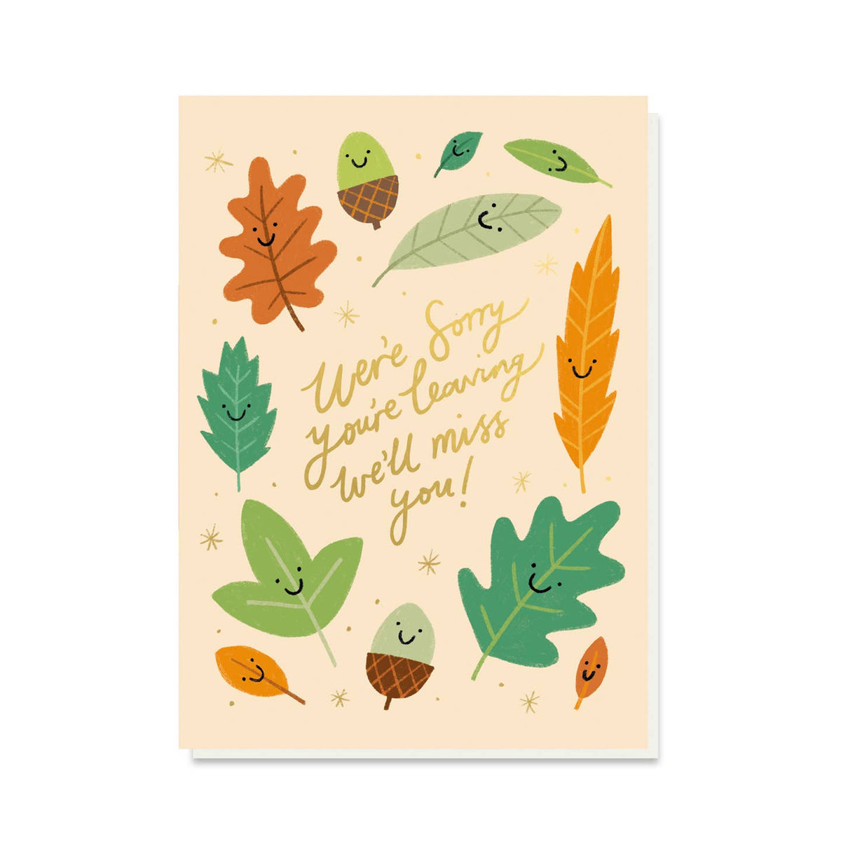 Leaving card