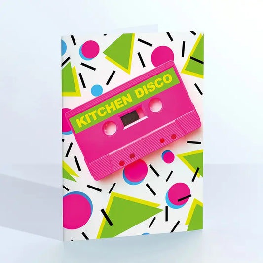 Kitchen Disco Retro Mix Tape Card