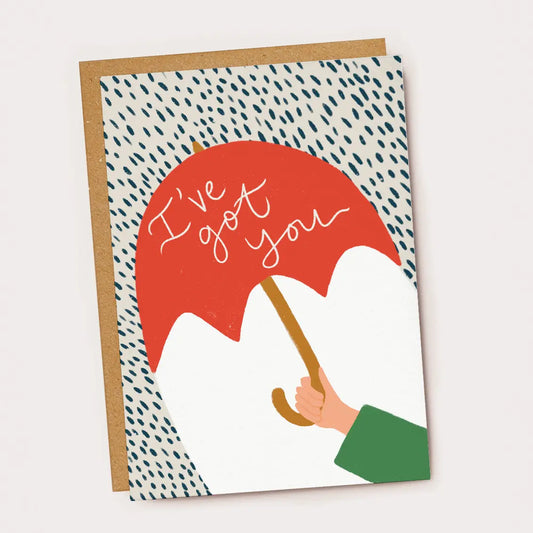 I've Got You Umbrella Card