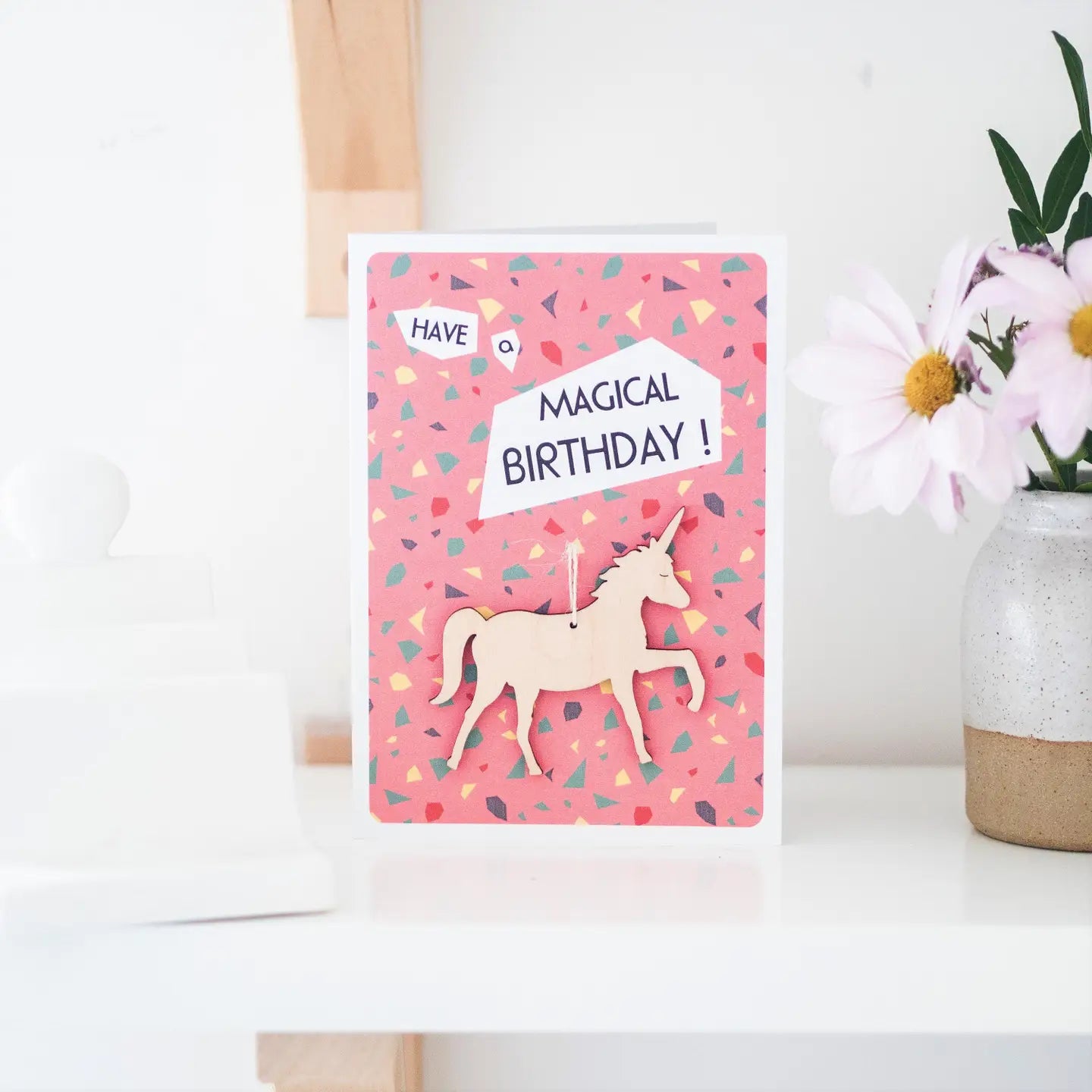 Unicorn Birthday Keepsake Card