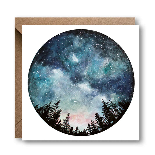 Starry Sky Greetings Card