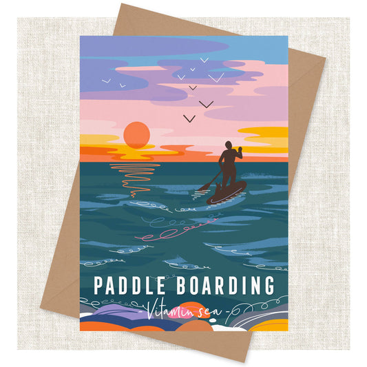 Paddle boarding, vitamin sea card