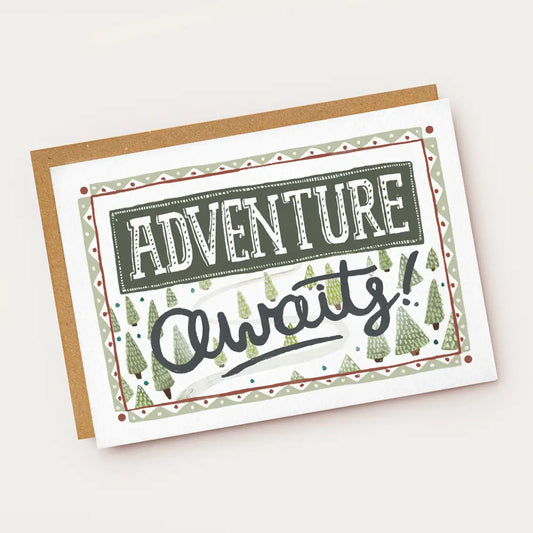 Adventure Awaits card
