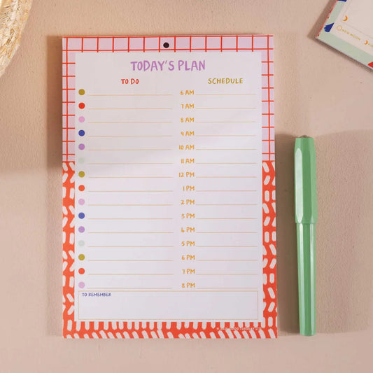 A5 Daily Planner Pad -Colour Flow