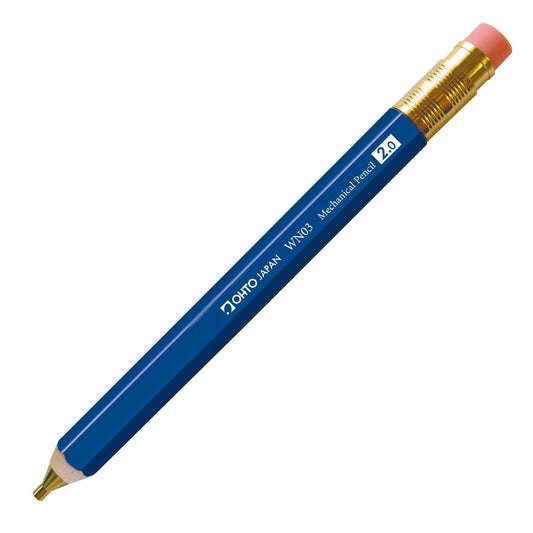 A Blue mechanical pencil from the Pencil Me In stationery shop. 