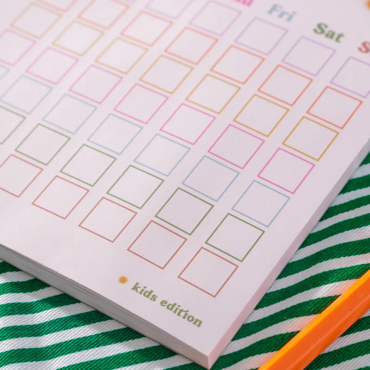 A5 Kids Weekly Planner Pad - Things I Need To Remember