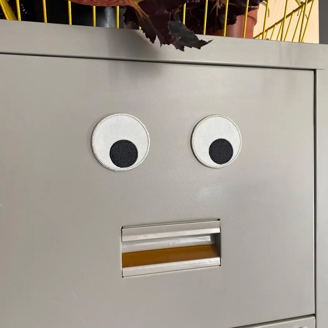 Embroidered Googly Eye Magnets