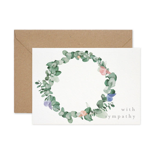 Sympathy Wreath Card