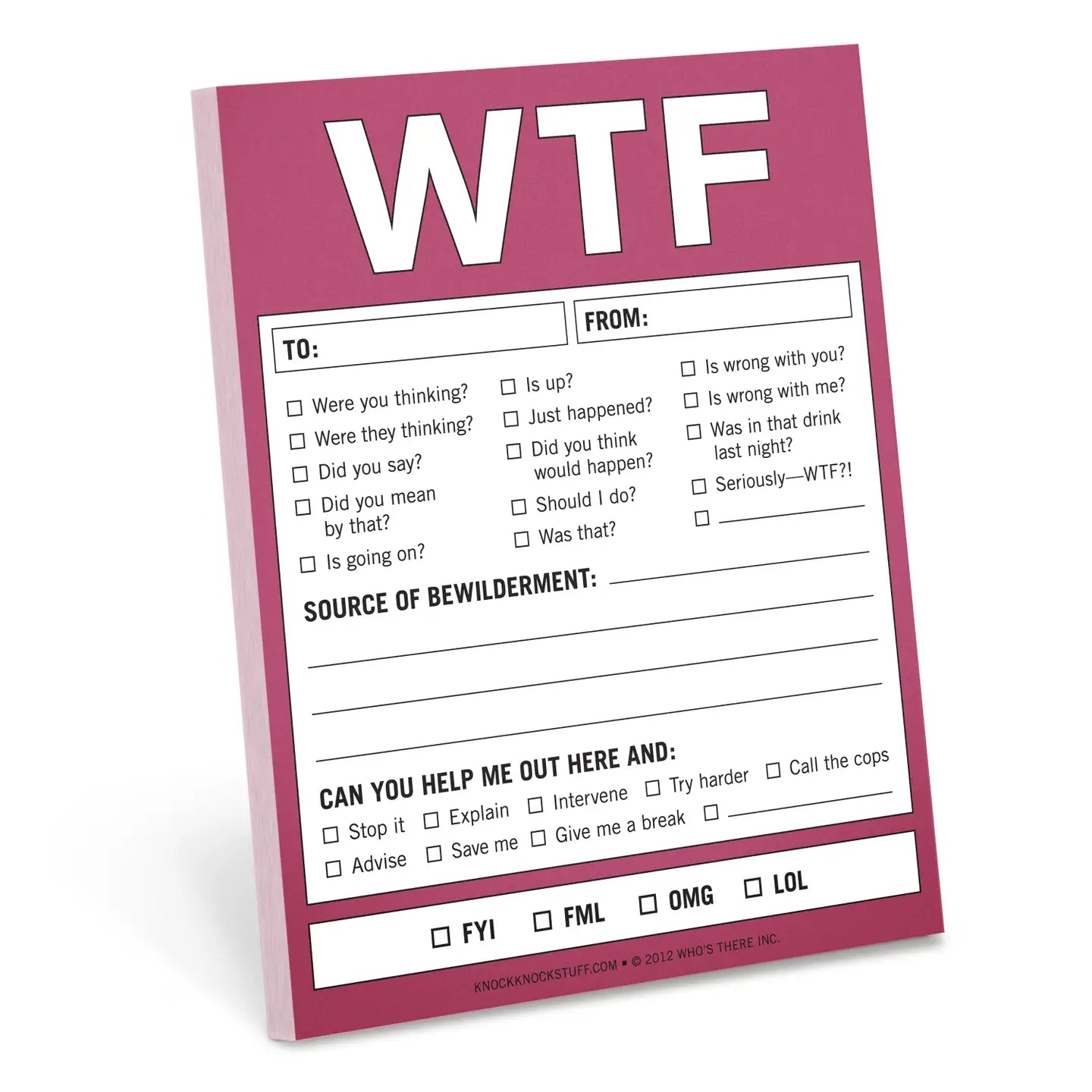Wtf Nifty Note pad