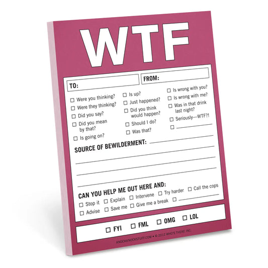 Wtf Nifty Note pad