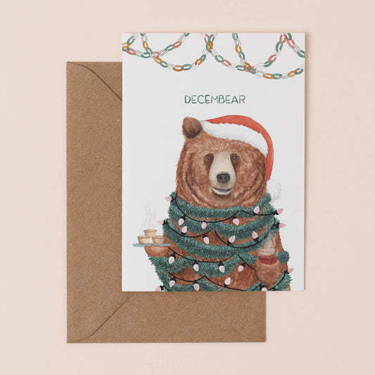 Decembear card