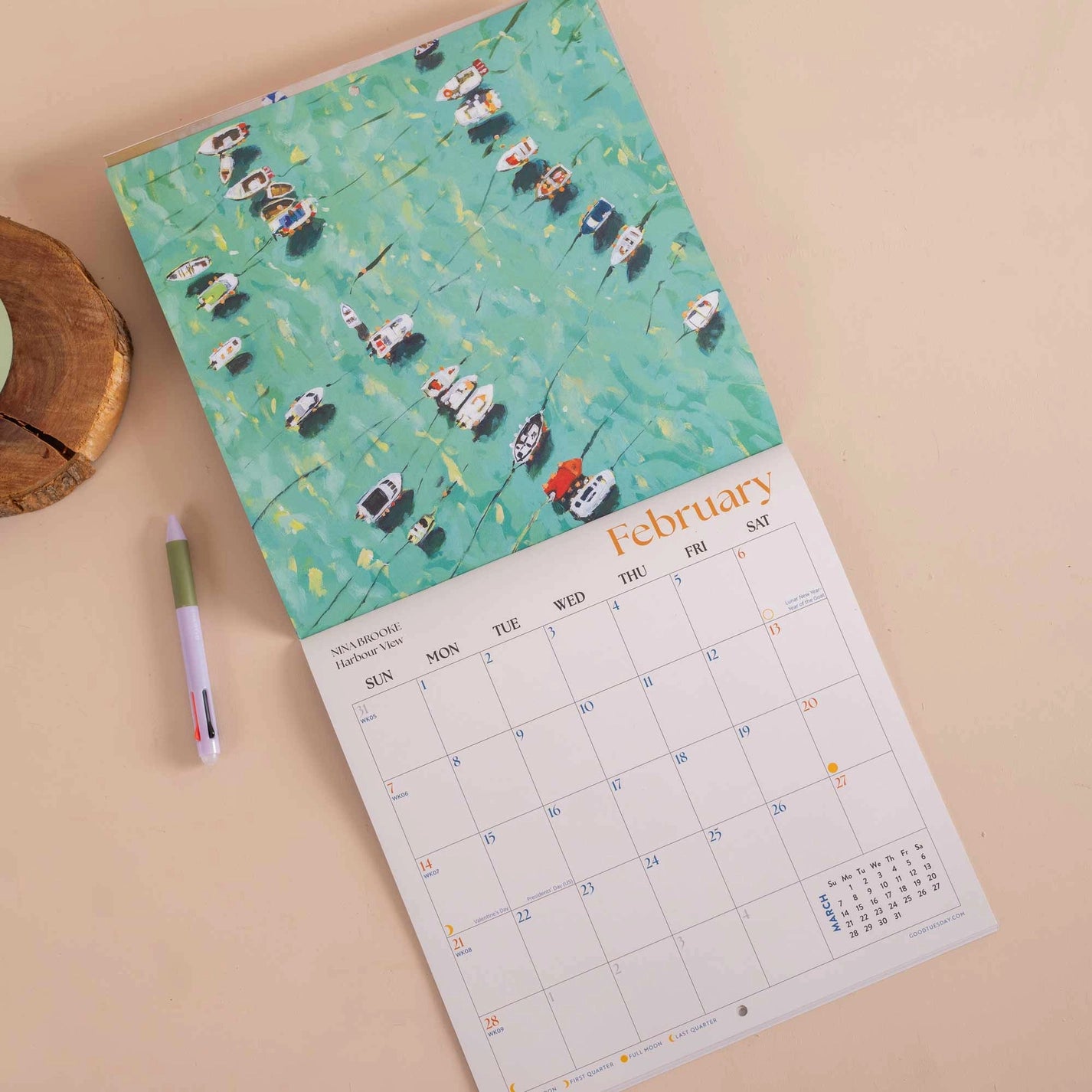 2027 Ocean Aerials Calendar