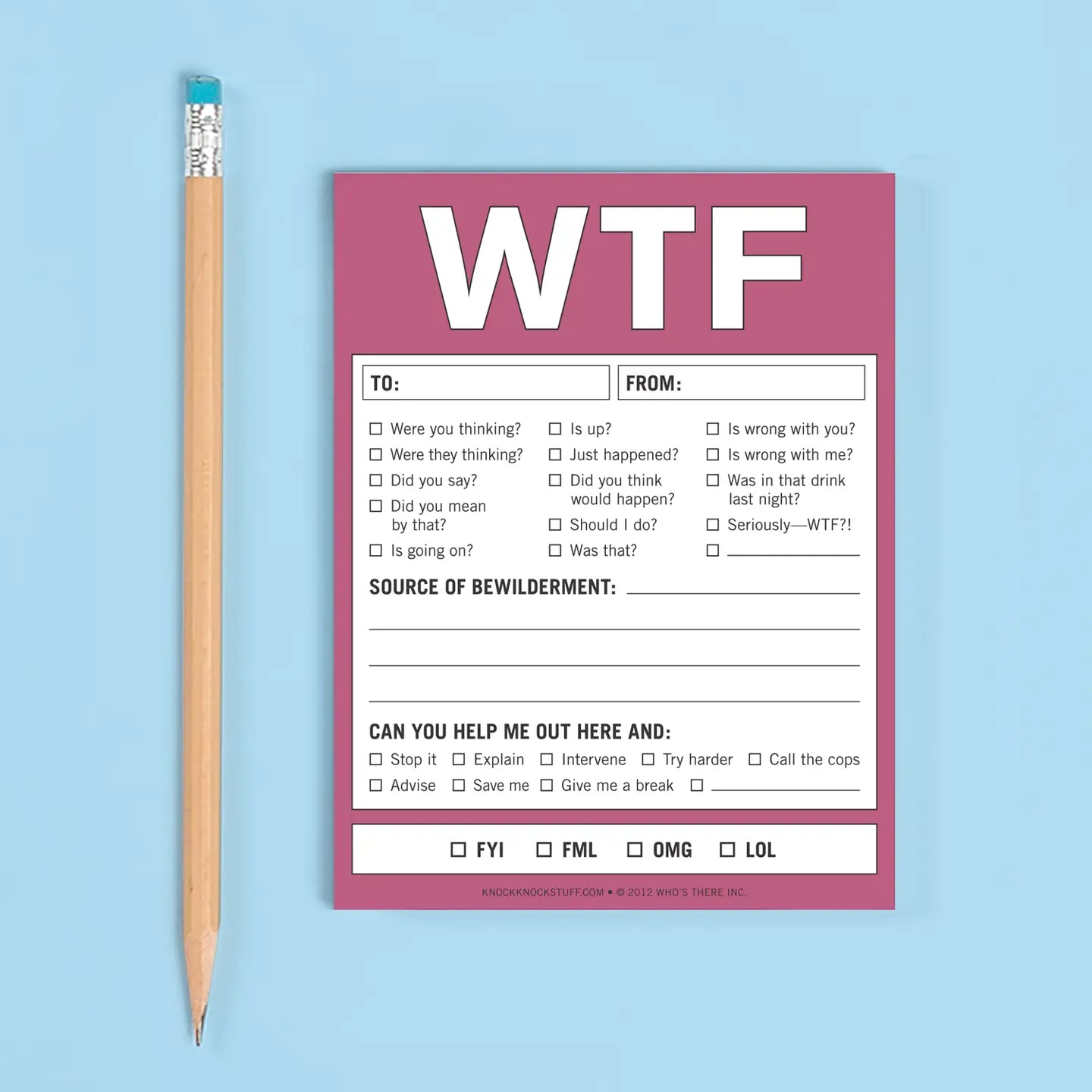 Wtf Nifty Note pad