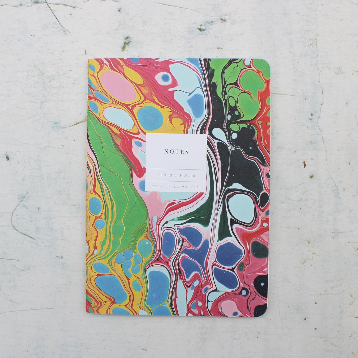 Marble Notes lined jotter