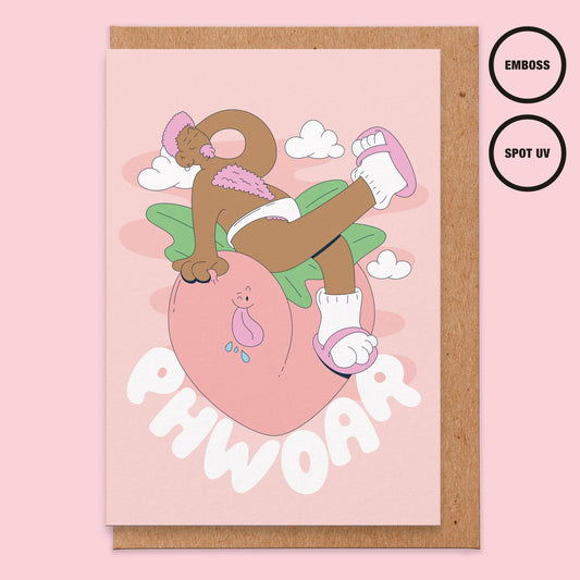 Phwoar Valentine's Card By Luke McConkey