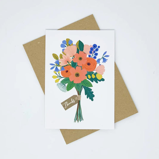 Thank You - Bunch of Flowers card