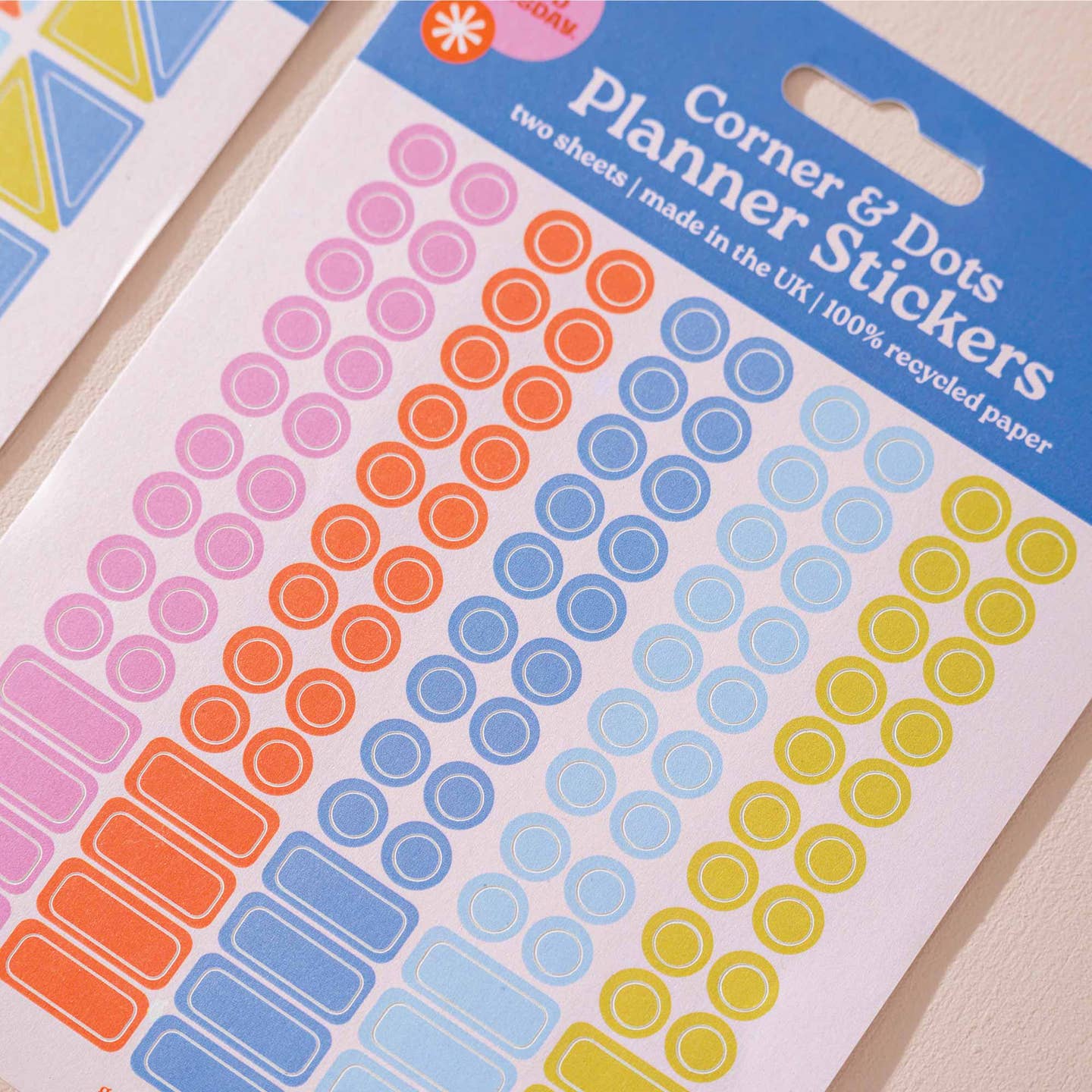 Two sheets of planner stickers from The Pencil Me In stationery shop. 