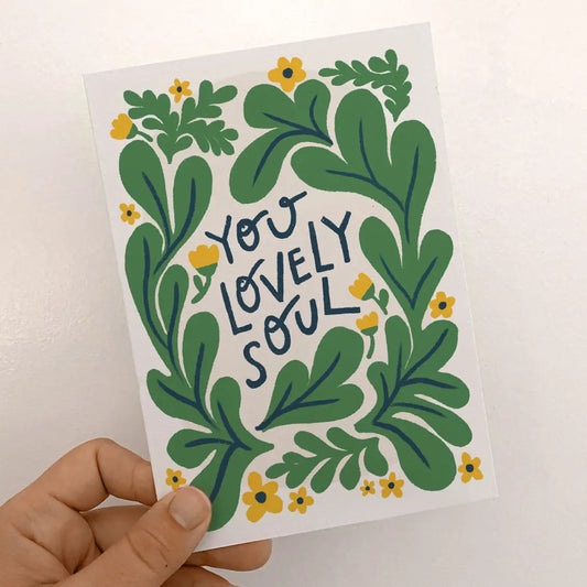You Lovely Soul card