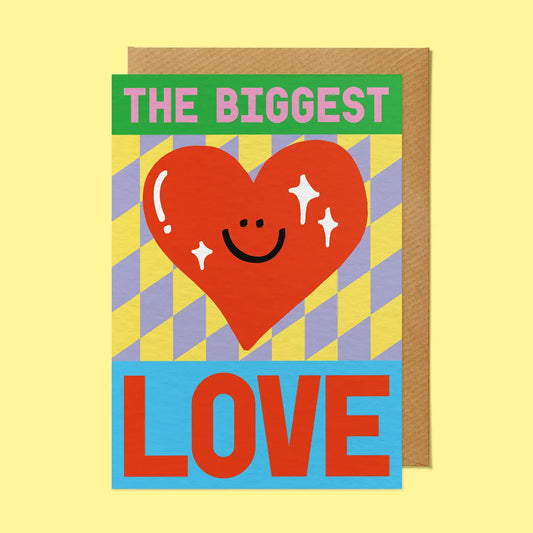 The Biggest Love card