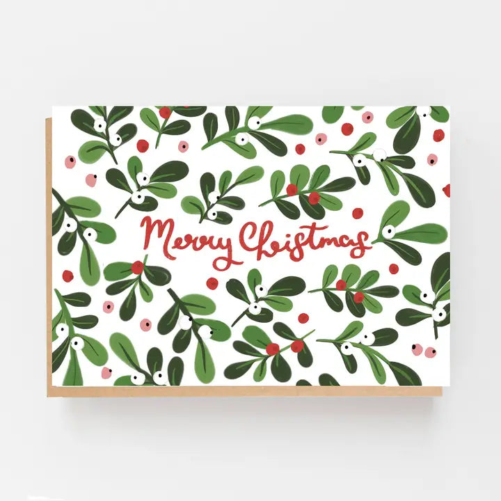 Merry Christmas Mistletoe card